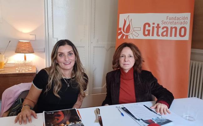 Sara Giménez, directora de la Fundación Secretariado Gitano, y Belén Barreiro, directora de 40dB.