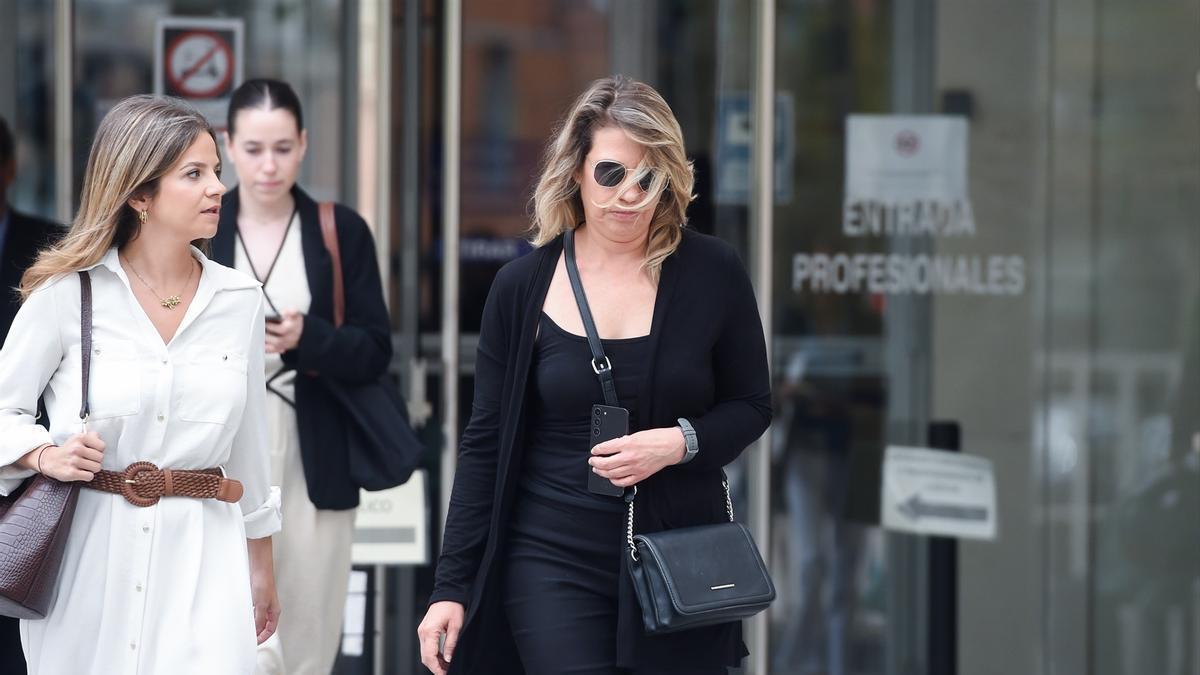 La asesora de Moncloa, Cristina Álvarez, a su llegada a declarar por el ‘caso Begoña Gómez’.