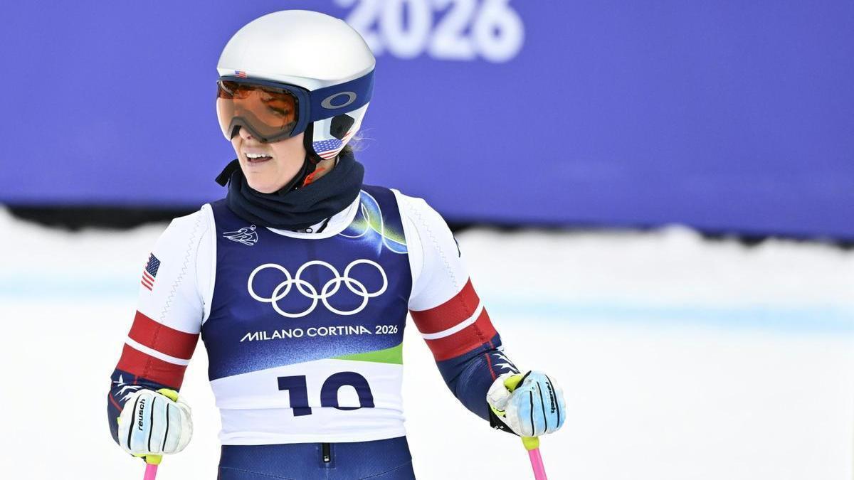 Lindsey Vonn durante los Juegos Olímpicos de Invierno 2026.
