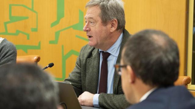 El consejero de Seguridad del Gobierno Vasco, Bingen Zupiria, en comparecencia en Comisión en el Parlamento Vasco