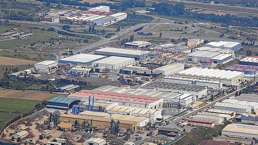 Panorámica del polígono industrial de Goiain, donde se asienta el grupo Otua. | FOTO: DFA URBANISMO