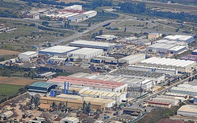 Panorámica del polígono industrial de Goiain, donde se asienta el grupo Otua. | FOTO: DFA URBANISMO