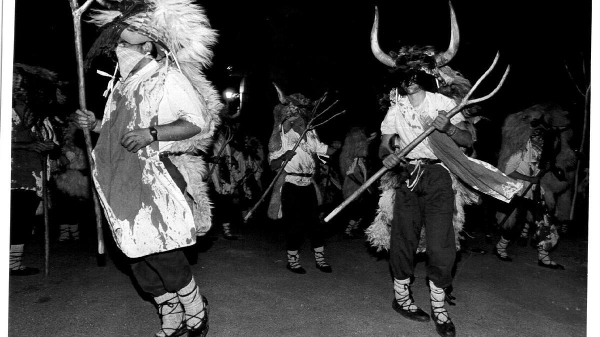 Los momotxorros, personajes del Carnaval de Altsasu.