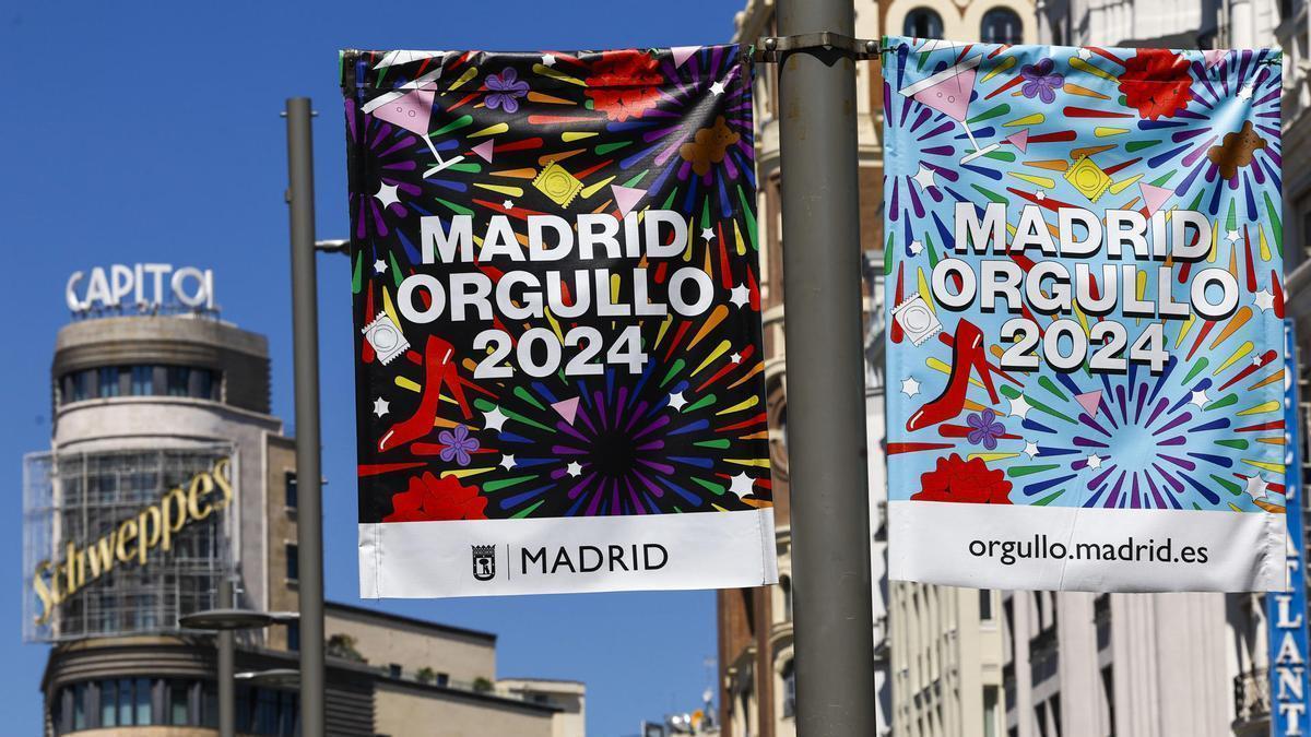 Los carteles del Orgullo de Madrid 2024.