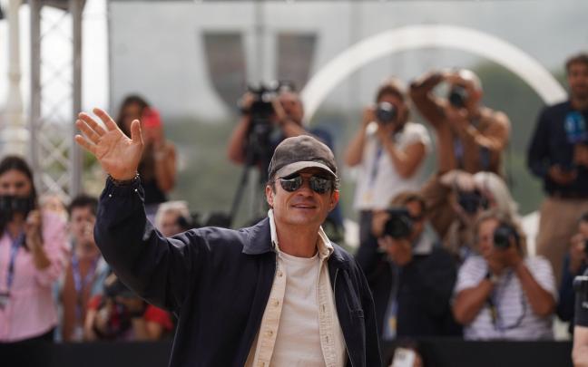 Orlando Bloom ya ha llegado al Hotel María Cristina, de Donostia / Rubén Plaza
