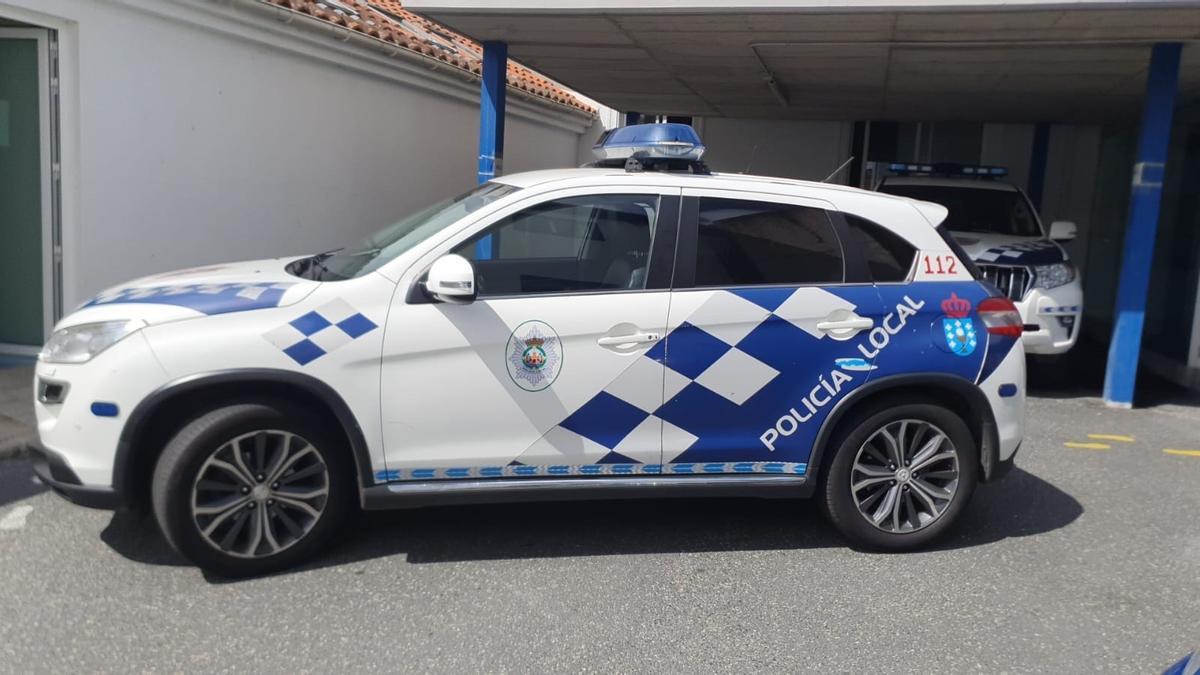 Coche de la Policía Local de Ferrol.