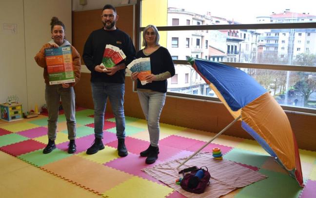 Responsables del servicio Udako Oporrak.