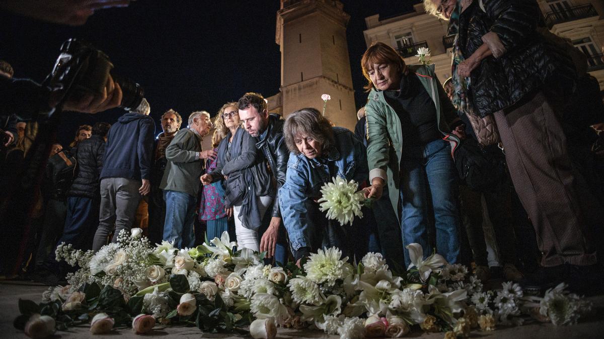 Manifestación bajo el lema 'Mazón a prisión'