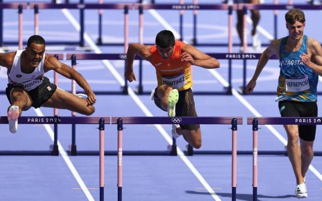 Asier Martínez tendrá que correr la repesca para acceder a las semifinales de 110m vallas