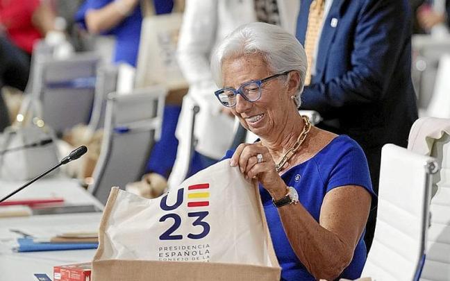 La presidenta del BCE, Christine Lagarde. La presidenta del BCE, Christine Lagarde.
