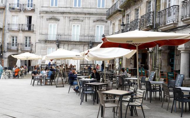 Una terraza de un bar