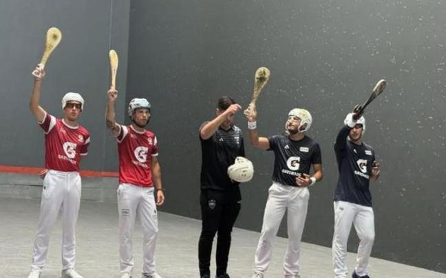 Endika García y Markel Sierra ganaron el partido para la Euskal Selekzioa.