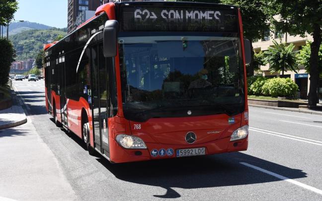 Imagen de un autobús de la línea 62 en Bilbao / AYUNTAMIENTO DE BILBAO Imagen de un autobús de la línea 62 en Bilbao