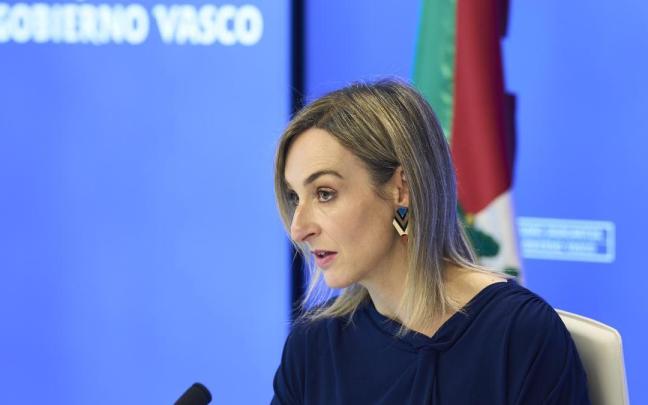 La portavoz del Gobierno vasco y consejera de Autogobierno, Maria Ubarretxena, este martes