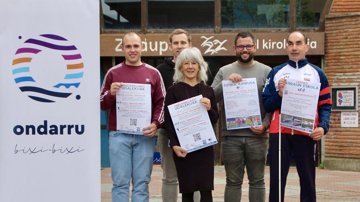 Presentación de los udalekus deportivos en Ondarroa