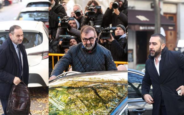 José Luis Ábalos, Koldo García y Víctor de Aldama