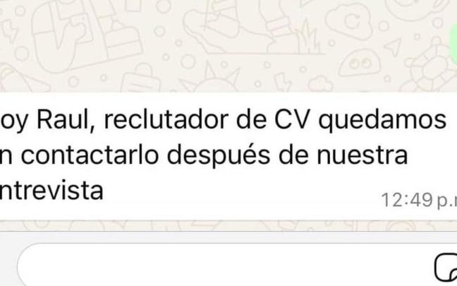 Una parte de la conversación.