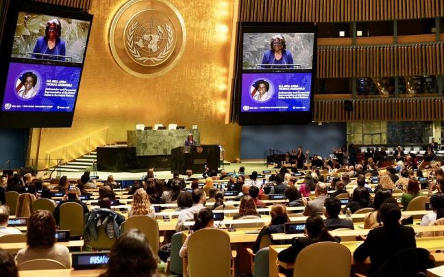 La representante permanente de EEUU en Naciones Unidas, Linda Thomas-Greenfield. La representante permanente de EEUU en Naciones Unidas, Linda Thomas-Greenfield.