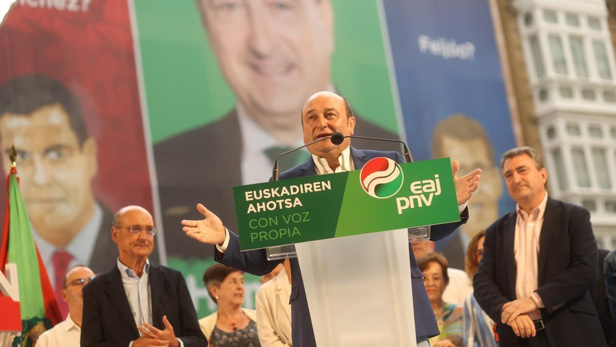 El presidente del EBB del PNV, Andoni Ortuzar