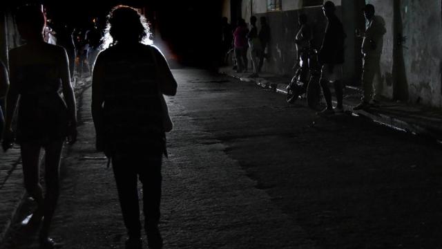 Imagen del apagón masivo en Cuba el pasado més de febrero que afectó a La Habana.