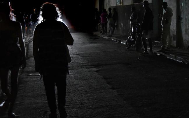 Imagen del apagón masivo en Cuba el pasado més de febrero que afectó a La Habana.