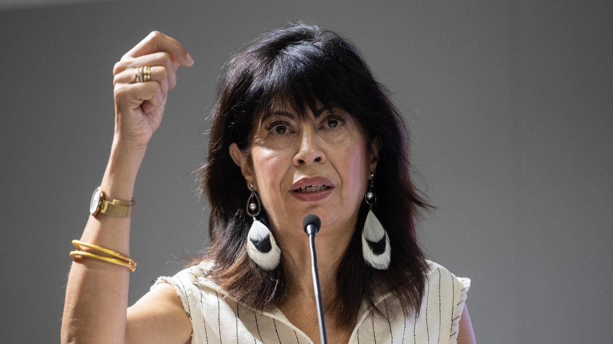 La ministra de Igualdad, Ana Redondo, presenta una campaña institucional sobre masculinidades en el Ministerio de Igualdad.