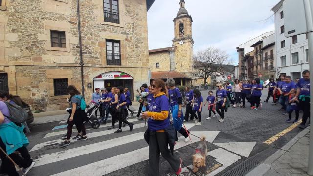 Una pasada edición de la Areskoeen Emakumeen Martxa.