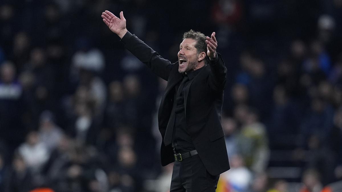 Diego Simeone, el entrenador que más tiempo lleva en el banquillo de un club de las cinco grandes ligas europeas.