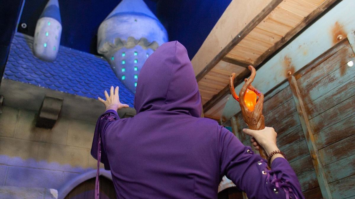 Una persona en la 'Escape room'