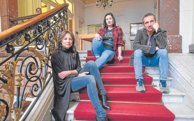 Leonor Watling, Jimina Sabadú y Pablo Derqui.