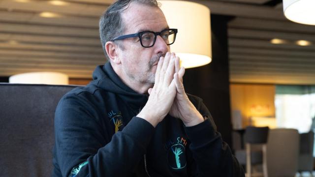 Xavier Cazaubon posa en el Hotel Occidental de Bilbao.