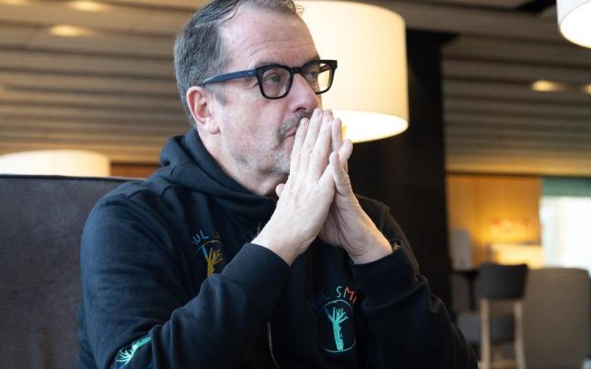 Xavier Cazaubon posa en el Hotel Occidental de Bilbao.