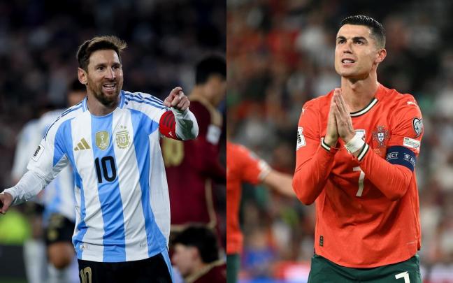 Leo Messi y Cristiano Ronaldo, dos que podrán batir récords en este Mundial.