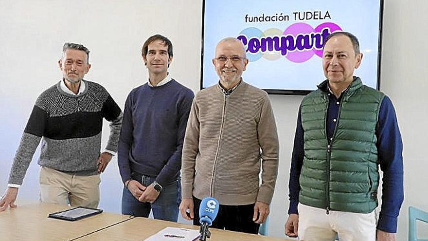 Joaquín Aramendía, Íñigo Clemos, Manuel Campillo y José Ángel Andrés.