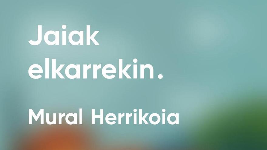 Ostiraleko ekimenerako Guztion Alardeak prestatu duen kartela.