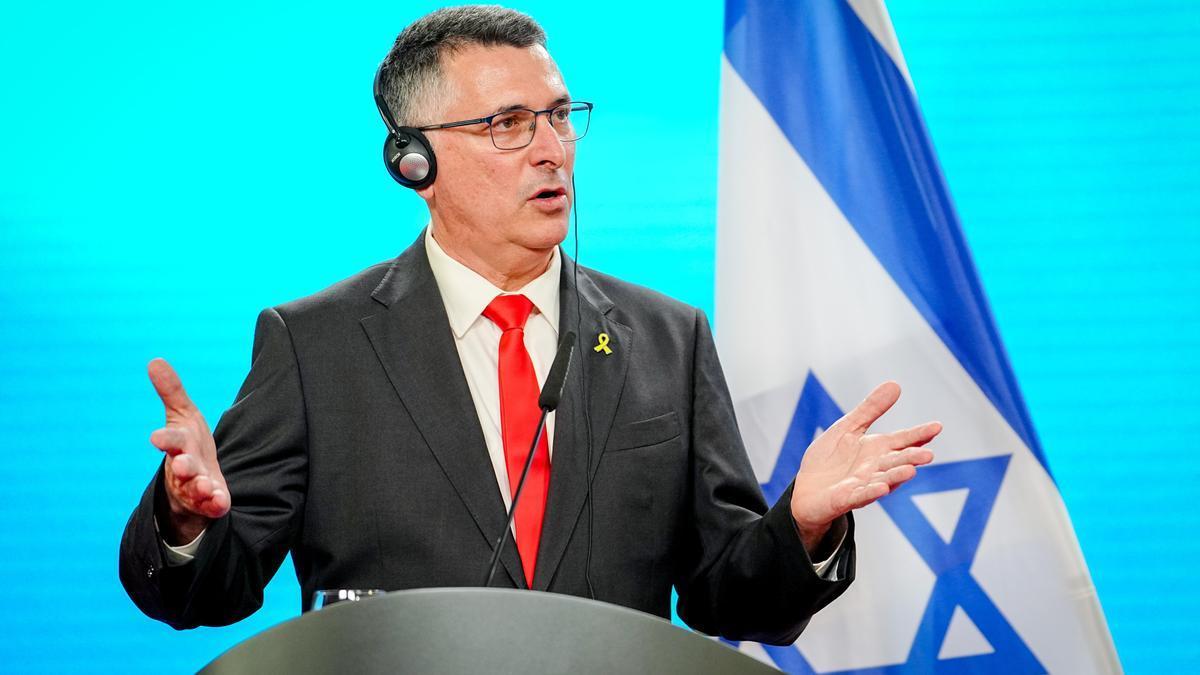 Ministro de Exteriores israelí, Gideon Saar.