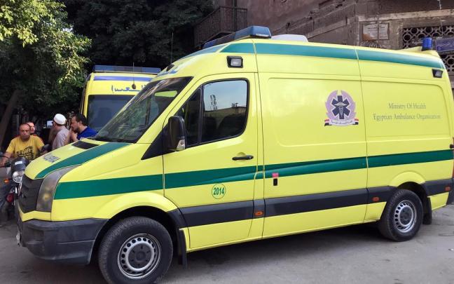 Una ambulancia en El Cairo