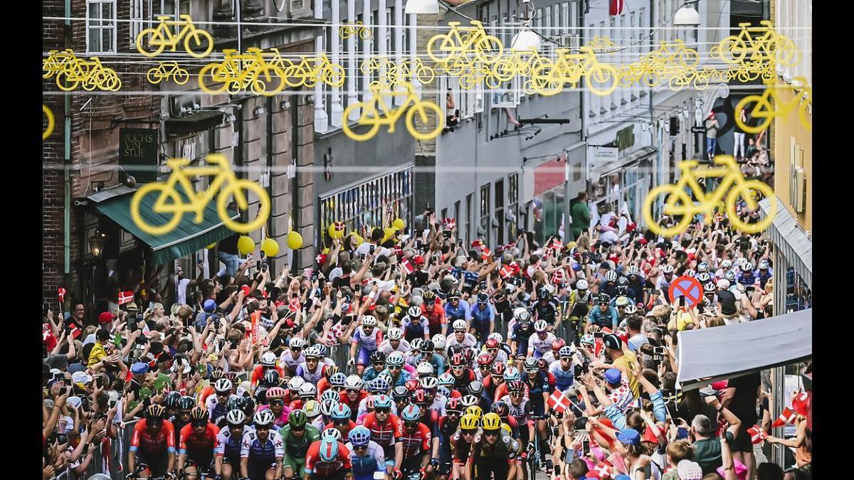 Salida del Tour de Francia el año pasado en Copenhague.