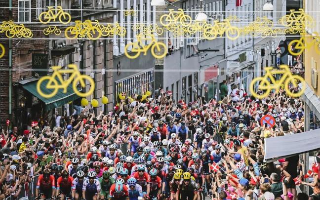 Salida del Tour de Francia el año pasado en Copenhague.