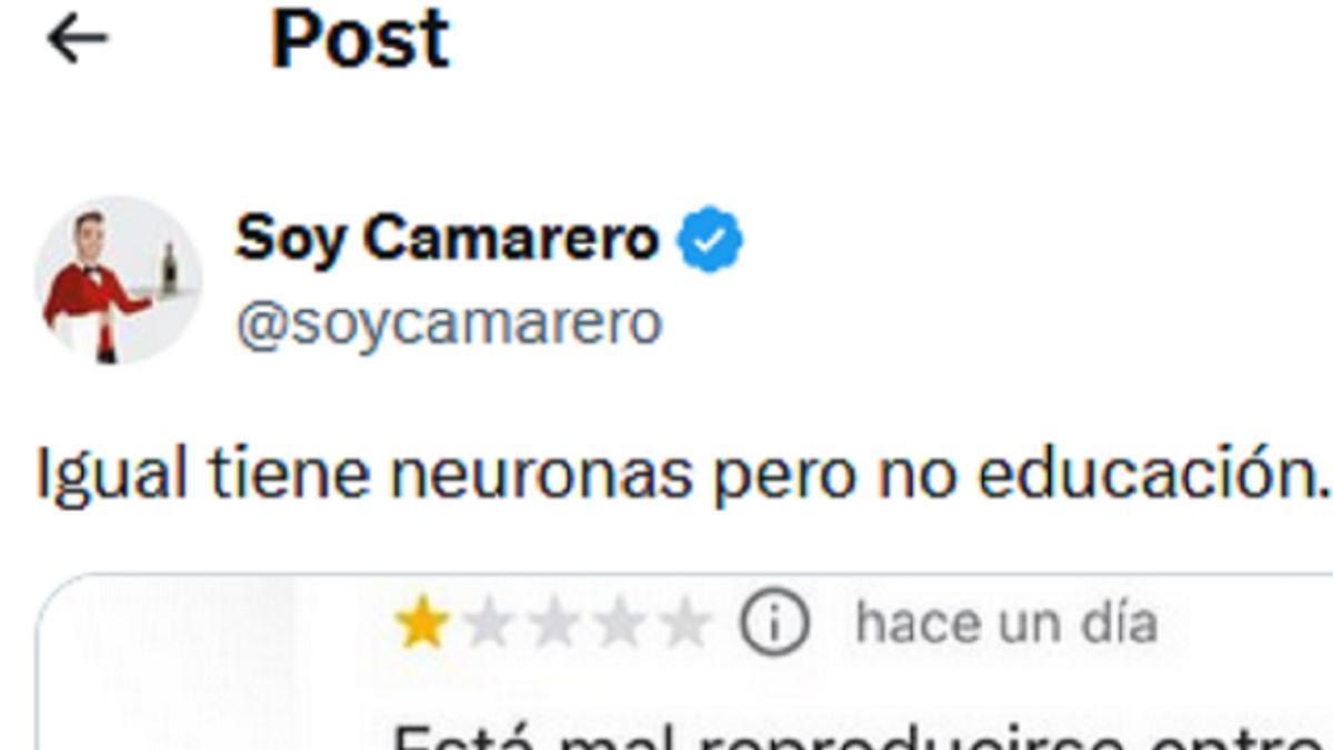 El comienzo del post.