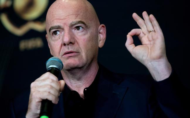 El presidente de la FIFA, Gianni Infantino.