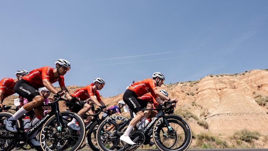 Los corredores de Smartlog Nest Cycling Team, en un entrenamiento.