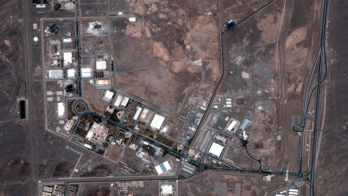 Algunas de las instalaciones militares bombardeadas en Irán