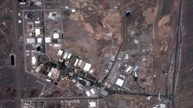 Algunas de las instalaciones militares bombardeadas en Irán / MAXAR TECHNOLOGIES HANDOUT Algunas de las instalaciones militares bombardeadas en Irán
