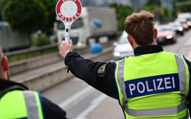 Uno de los controles fronterizos en Alemania / EFE Uno de los controles fronterizos en Alemania