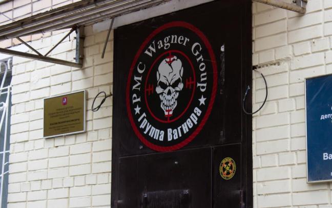 Una de las oficinas del Grupo Wagner en Moscú. Una de las oficinas del Grupo Wagner en Moscú.