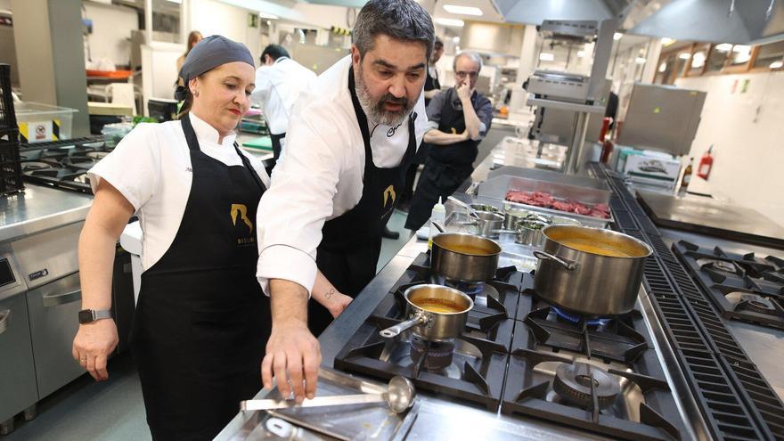 Comida del futuro con cocineros Michelin en la escuela de hostelería de Artxanda