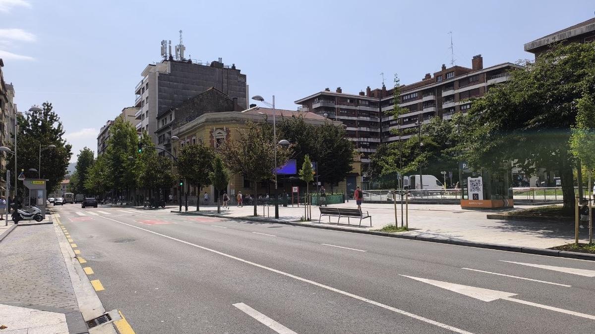 Paseo Colón de Irun, por donde transcurrirá la Euskal Jira