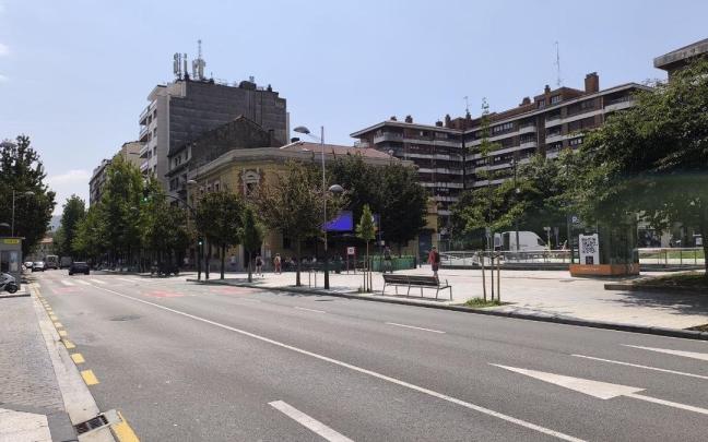 Paseo Colón de Irun, por donde transcurrirá la Euskal Jira