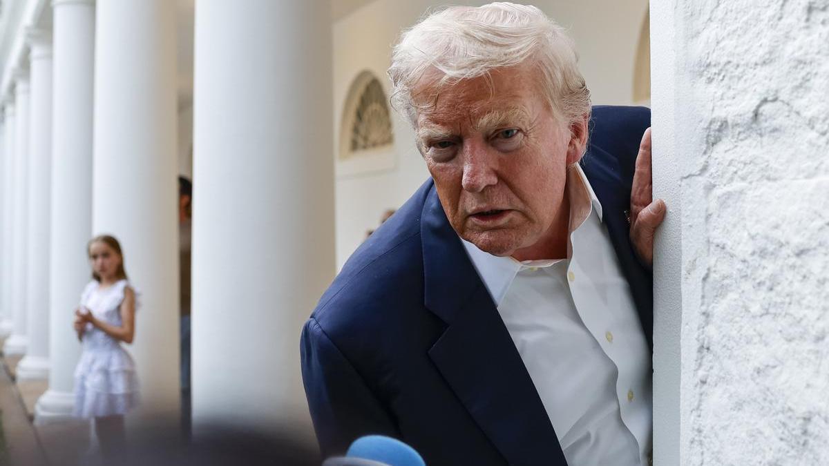 El presidente de EE.UU., Donald Trump, en la Casa Blanca.
